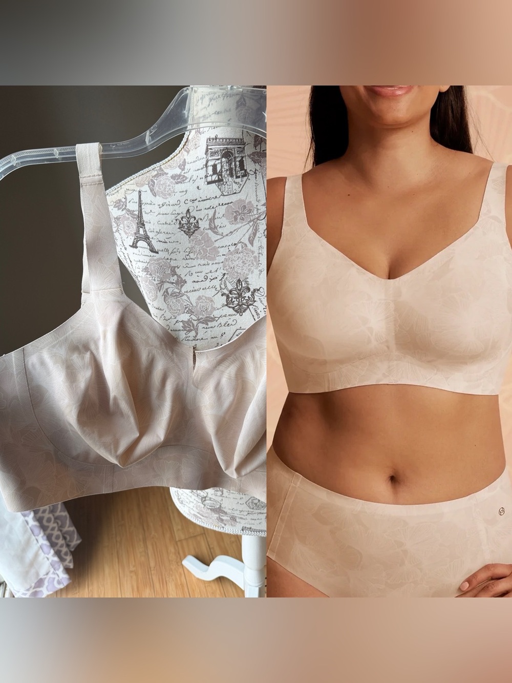 Evelyn & Bobbie The Beyond Bra Champagne Ginkgo